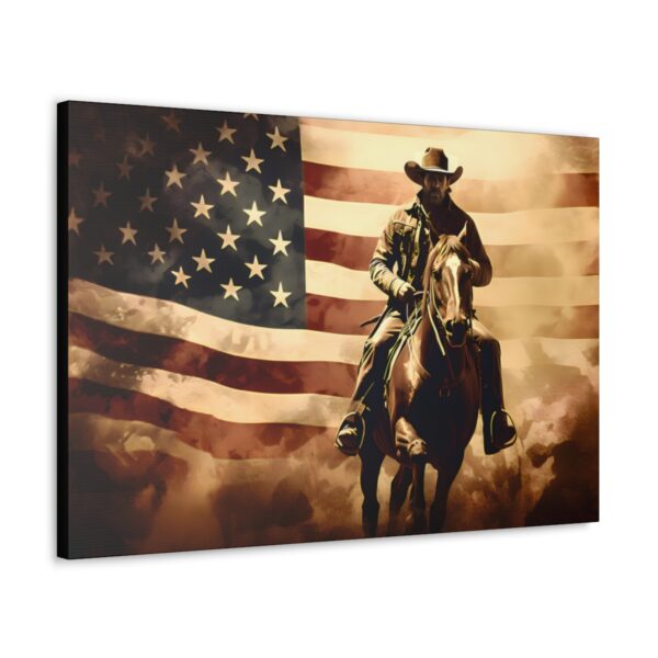 American Cowboy Canvas Wrap