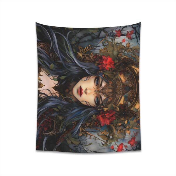 Gothic Freya the Norse Goddess Printed Wall Tapestry