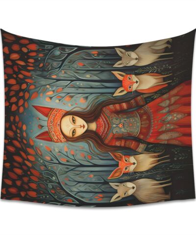 Freya the Norse Goddess Printed Wall Tapestry