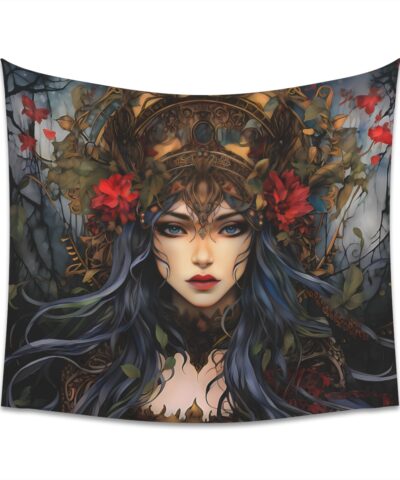 77822 3 400x480 - Gothic Freya the Norse Goddess Printed Wall Tapestry