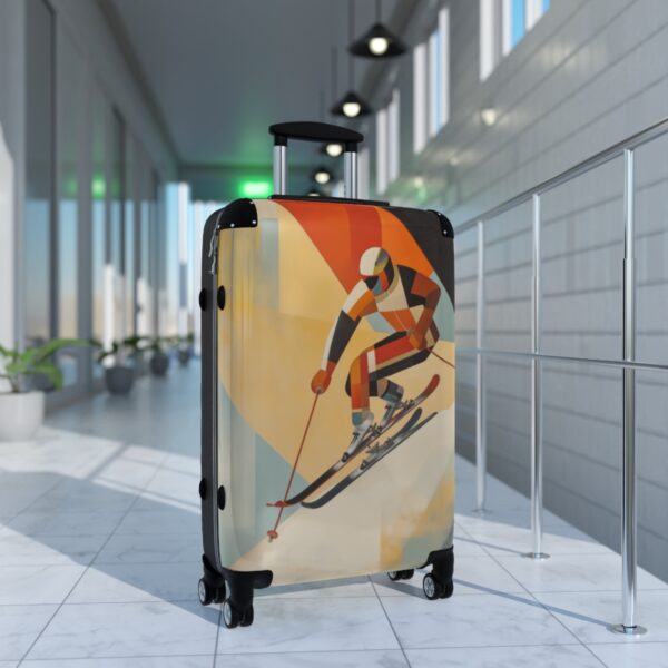 Mid-Century Modern Skier Suitcase