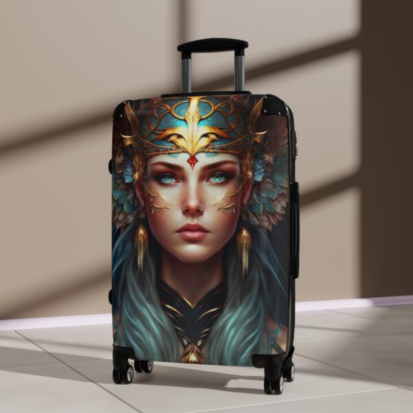 Norse Goddess Freya Suitcase