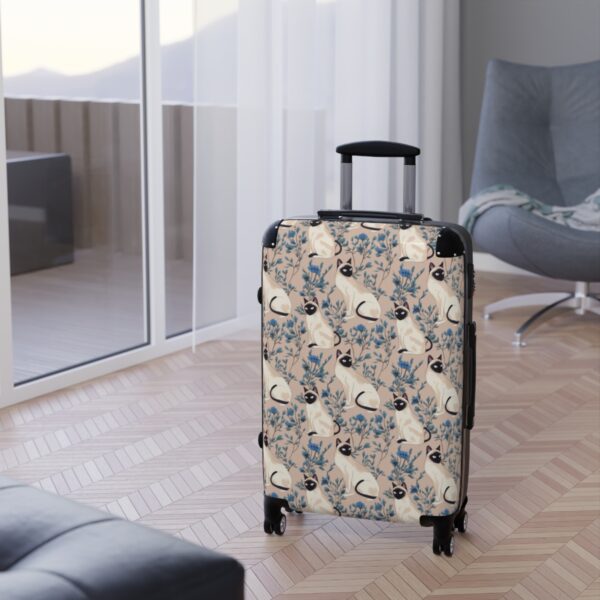 Japandi Siamese Cat Suitcase
