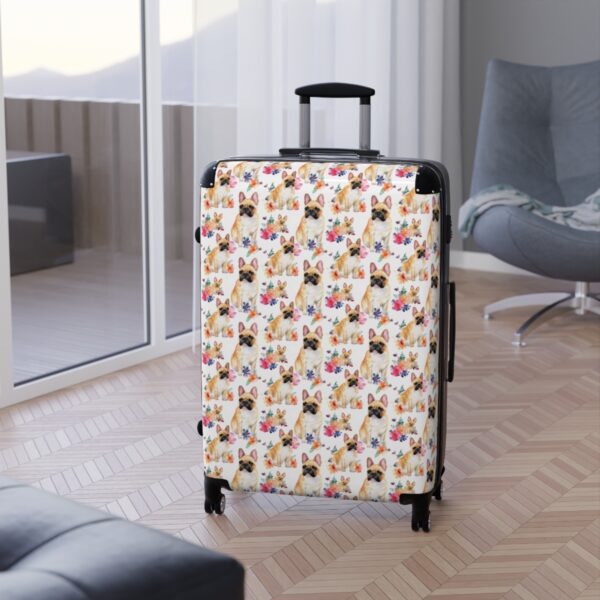 French Bulldog Pattern Suitcase