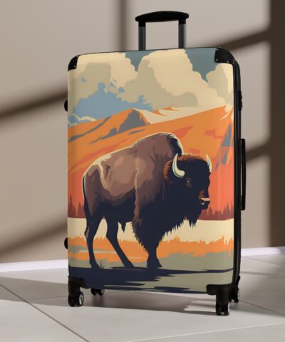 79351 283 400x480 - Yellowstone Buffalo Bison Suitcase
