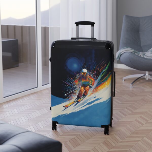Mid-Century Modern Skiier Suitcase