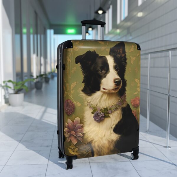 Vintage Border Collie Suitcase