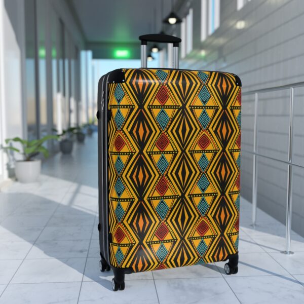 African Folk Art Suitcase