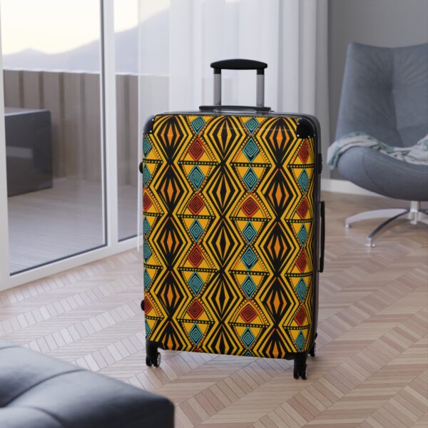 African Folk Art Suitcase