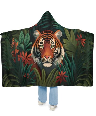 91883 18 400x480 - Vintage Tiger Hoodie Blanket