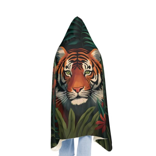 Vintage Tiger Hoodie Blanket
