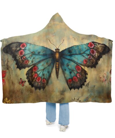 91883 3 400x480 - Goblincore Butterfly Hoodie Blanket