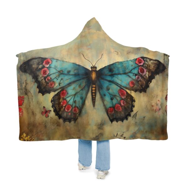 Goblincore Butterfly Hoodie Blanket