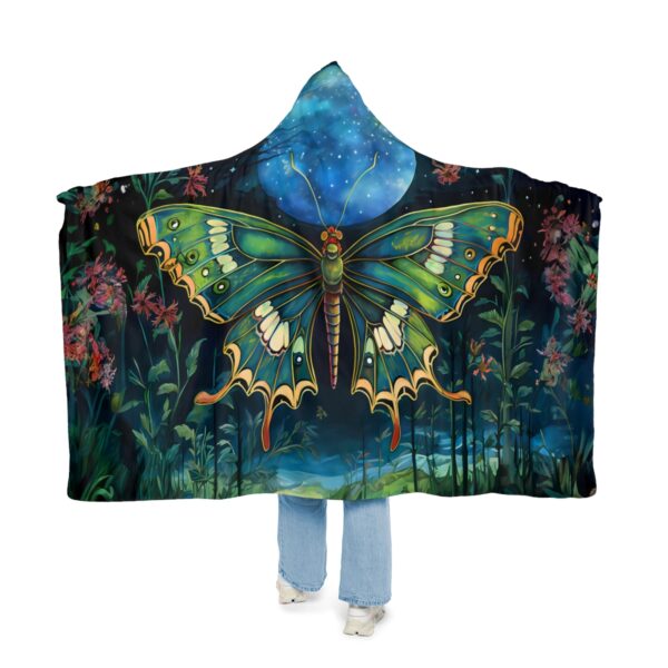 Mystical Butterfly Hoodie Blanket