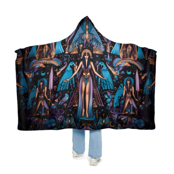 Hathor Goddess Hoodie Blanket – Sherpa or Micro-Fleece