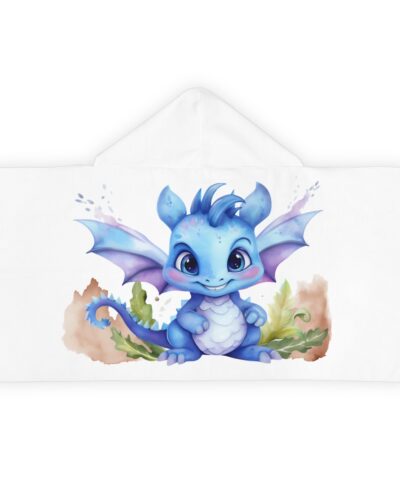Kid’s Baby Dragon Hoodie Blanket – Youth Hooded Towel