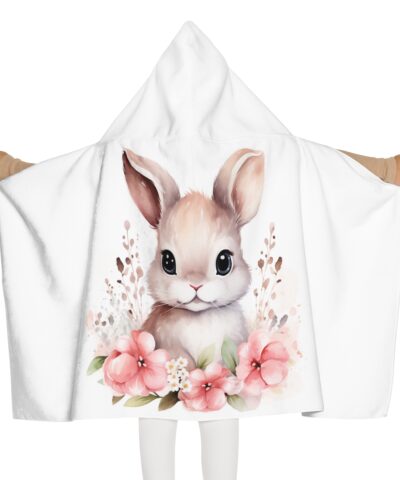 Kid’s Baby Bunny Hoodie Blanket – Youth Hooded Towel