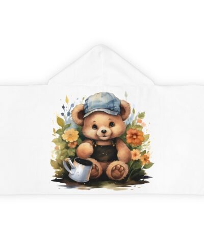 Kid’s Teddy Bear Hoodie Blanket – Youth Hooded Towel