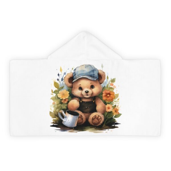Kid’s Teddy Bear Hoodie Blanket – Youth Hooded Towel