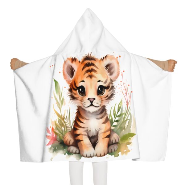 Kid’s Baby Tiger Hoodie Blanket – Youth Hooded Towel