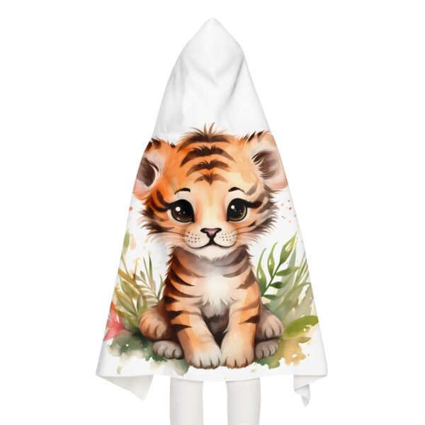 Kid’s Baby Tiger Hoodie Blanket – Youth Hooded Towel