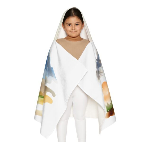 Western Cowgirl Hoodie Blanket – Kid’s Youth Hooded Towel