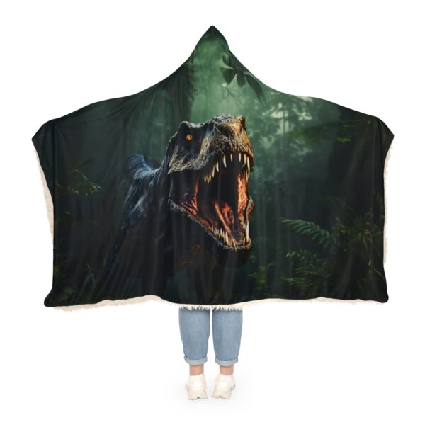 T-Rex Dinosaur Hoodie Blanket – Sherpa or Micro-Fleece
