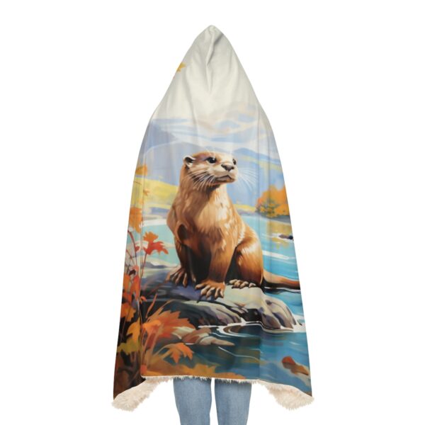 Otter Hoodie Blanket