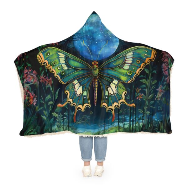 Mystical Butterfly Hoodie Blanket
