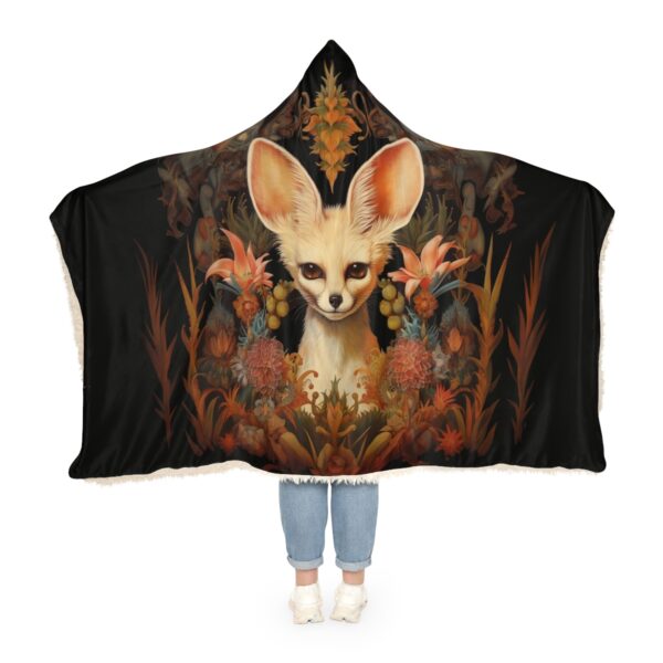 Fennec Fox Hoodie Blanket