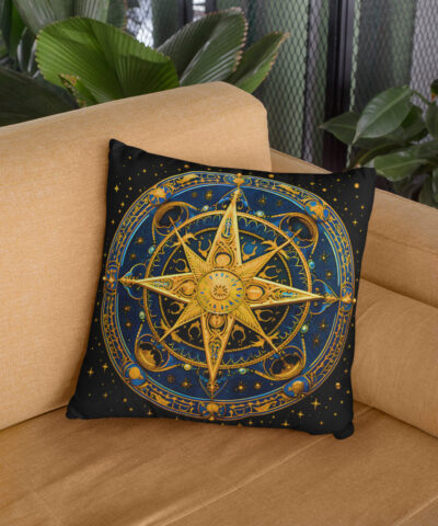 Medieval Celestial Star 3 400x480 - Medieval Celestial Star Pillow