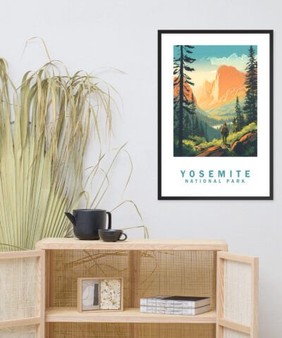 Yosemite Framed Travel Poster