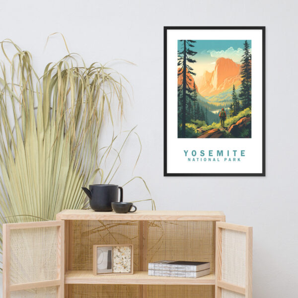 Yosemite Framed Travel Poster