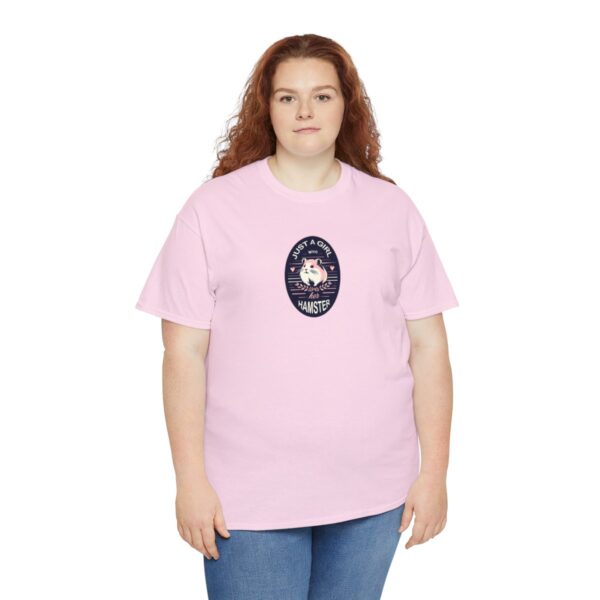 Just a Girl Who Loves Her Hamster Oval T-Shirt