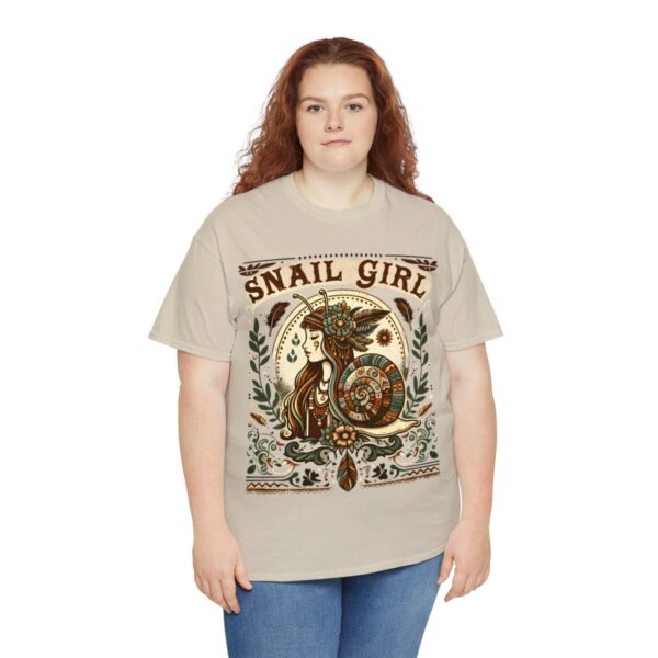 Snail Girl Mid-Century Modern Shirt