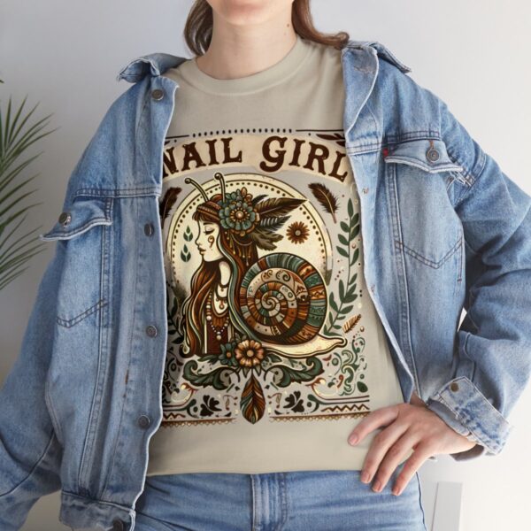 Snail Girl Mid-Century Modern Shirt