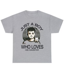 Minimalism Just a Boy Who Loves His Hamster T-Shirt