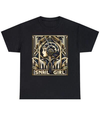 12124 84 400x480 - Art Deco Snail Girl Shirt