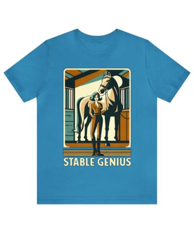 18054 82 400x480 - Mid-Century Modern Stable Genius Horse Shirt