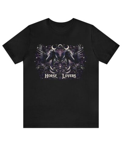 18102 84 400x480 - Horse Lovers Goth T-Shirt