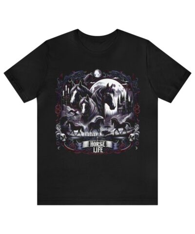 18102 96 400x480 - Goth Horse Life T-Shirt