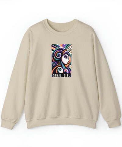 25456 14 400x480 - Snail Girl Mid-Century Modern Sweatshirt