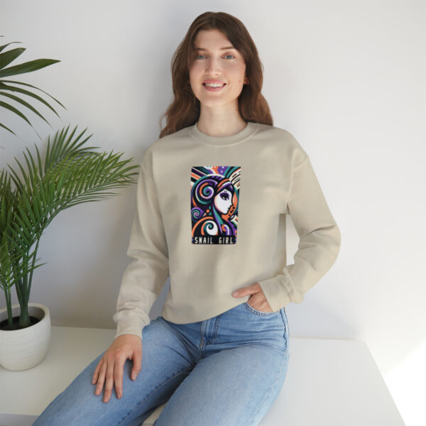 Snail Girl Mid-Century Modern Sweatshirt