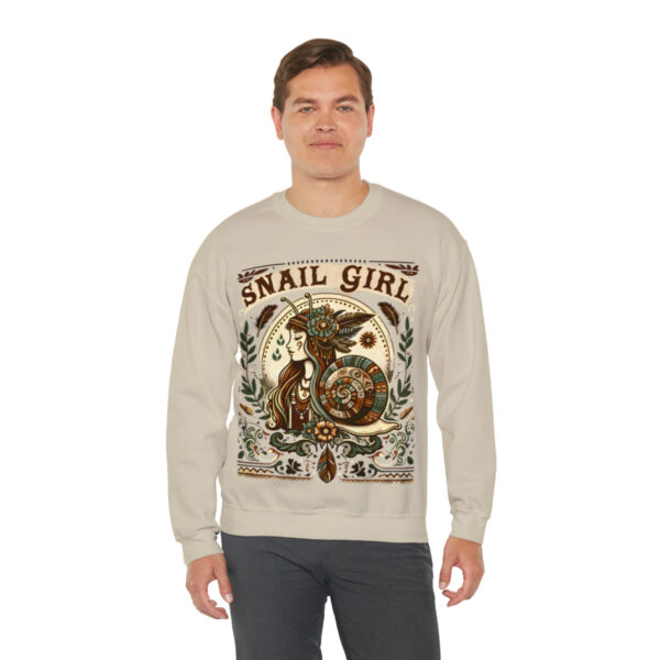 BOHO Snail Girl Sweatshirt