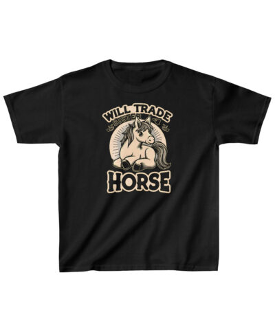 38528 20 400x480 - Horse Kid's Tee Shirt | Will Trade Sister for Horse Shirt | Gift for Horse Owner, Horse Gift, Horse Riding Shirt, Horse T-Shirt, Horse Lover Shirt,