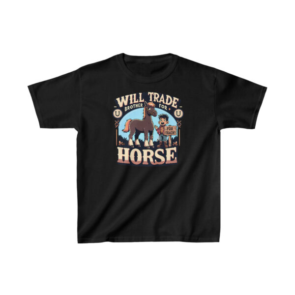 Horse T-Shirt | Will Trade Brother for Horse T-Shirt | Gift for Horse Owner, Horse Gift, Horse Riding Shirt, Horse T-Shirt, Horse Lover Shirt,