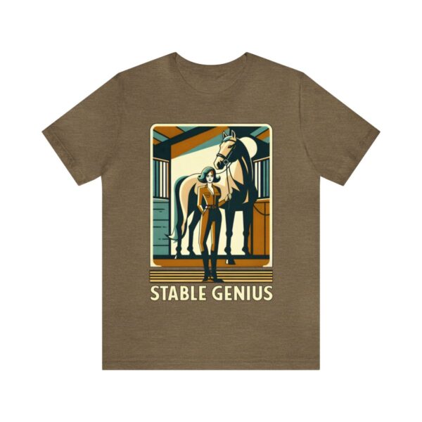 Mid-Century Modern Stable Genius Horse Shirt