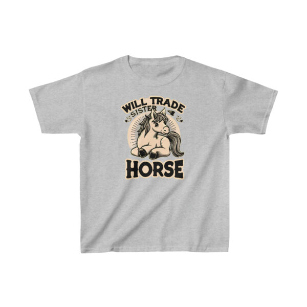 Kid’s Horse Shirt | Will Trade Sister for Horse Shirt | Gift for Horse Owner, Horse Gift, Horse Riding Shirt, Horse T-Shirt, Horse Lover Shirt,