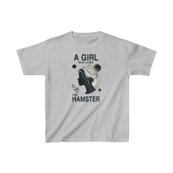 Minimalist Just a Girl Who Loves Her Hamster Kid’s T-Shirt