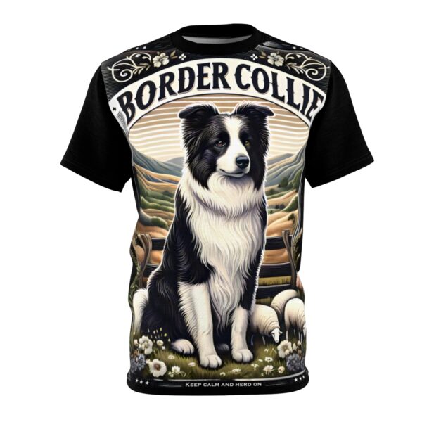 Border Collie Herding T-Shirt – Unique Gift for Collie Mom and Collie Dad